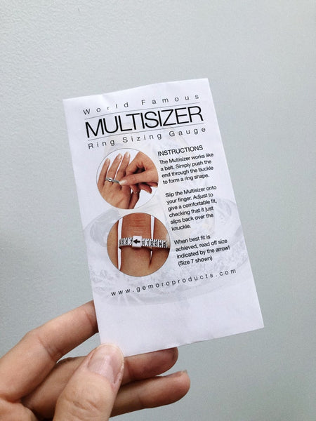 ring sizer - find your perfect fit!